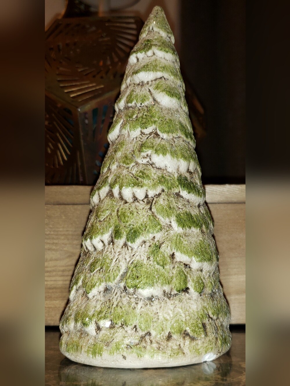 Vintage 1998 Walnut Ridge Collectibles Glitter Covered Christmas Tree